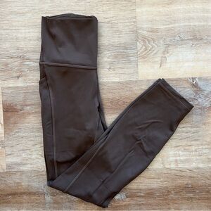 Lululemon align high rise pants with pockets, 25”. Like new size 4